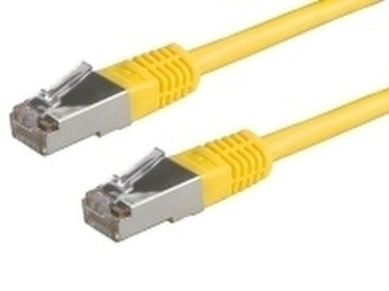 Moeller CSTP crossover cable Cat6, Yellow, 1m 1m Gelb Netzwerkkabel