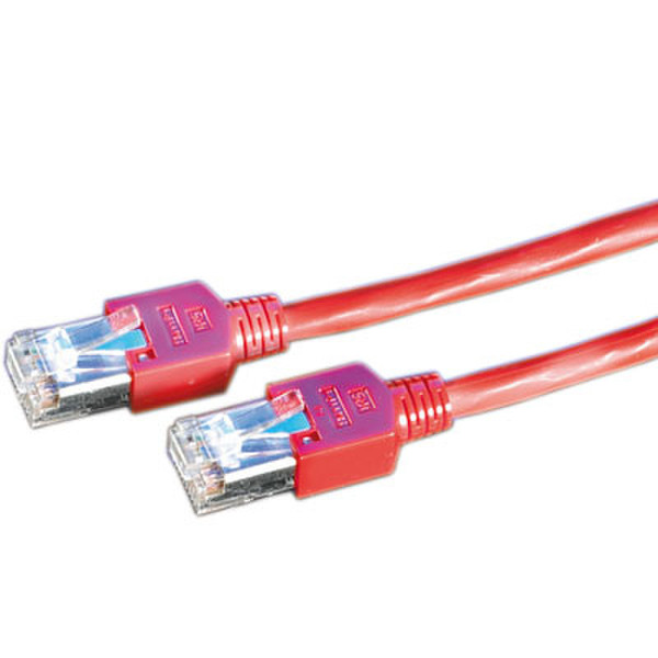 Moeller SFTP crossover cable Cat5e, Red, 1m 1м Красный сетевой кабель
