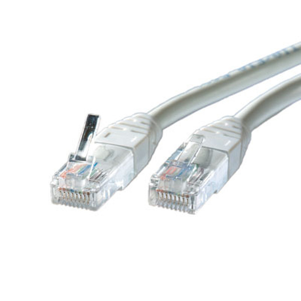 Moeller UTP crossover cable Cat5e, Grey, 1m 1m Grau Netzwerkkabel