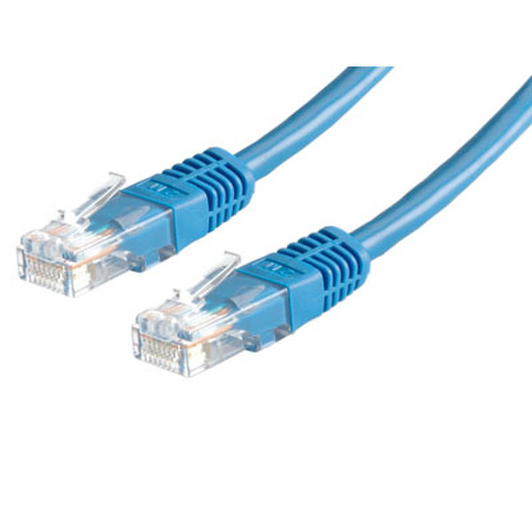 Moeller UTP crossover cable Cat5e, Blue, 2m 2m Blue networking cable