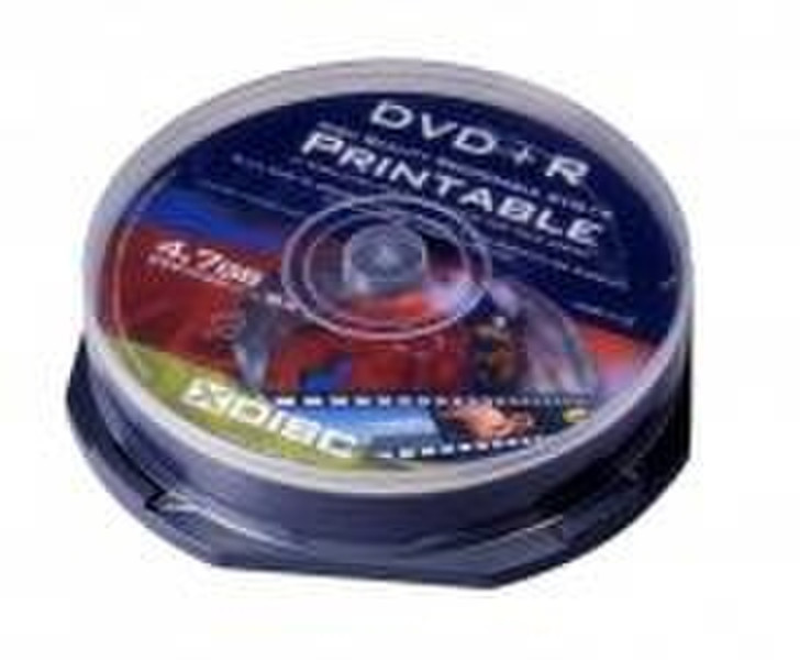 XDISC DVD + R Professional Printable 4.7GB 8X Cake 10pcs. 4.7GB DVD+R 10Stück(e)