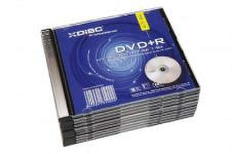 XDISC DVD + R Professional 4.7GB 8X Slim 10pcs. 4.7ГБ DVD+R 10шт
