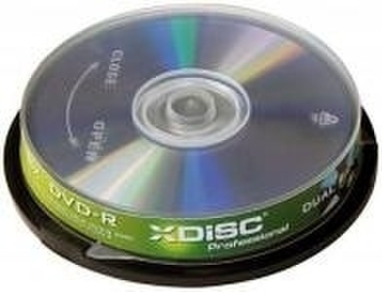 XDISC DVD - R Professional Double sided 9,4 GB Cake 10 pcs. 9.4GB DVD-R 10Stück(e)