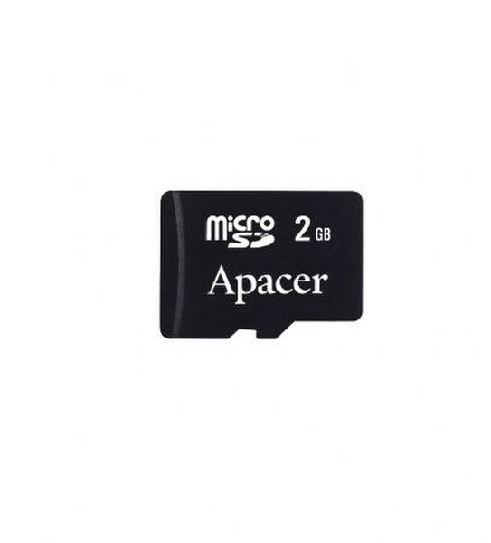Apacer 2 GB, microSD , Secure Digital, w/o adapter 2GB MicroSD Speicherkarte