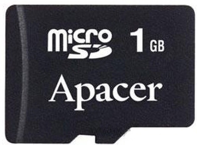 Apacer 1 GB, microSD , Secure Digital, w/o adapter 1GB MicroSD memory card