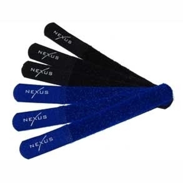 Nexus CT-600 | Velcro Cable Ties Black,Blue cable tie
