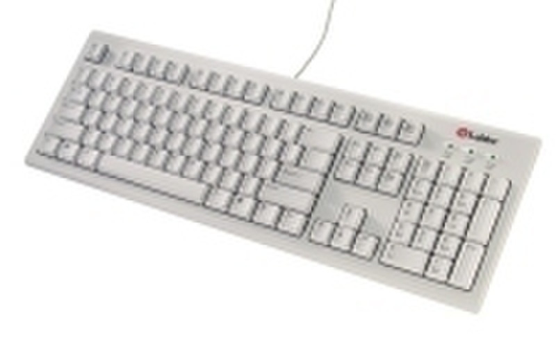 Labtec White Keyboard Plus, IT PS/2 Weiß Tastatur