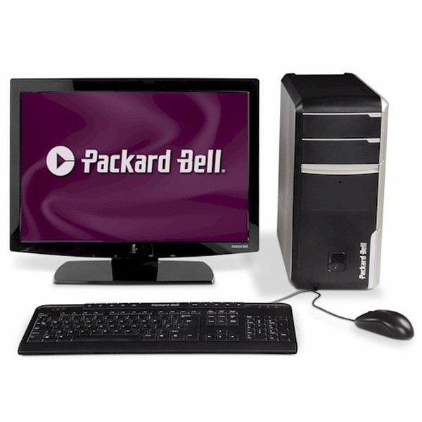 Packard Bell iMedia D2300 + VISEO 191W 2ГГц E2180 Настольный Черный ПК