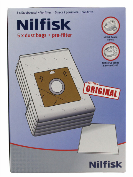 Nilfisk Two-Ply Dust Bags