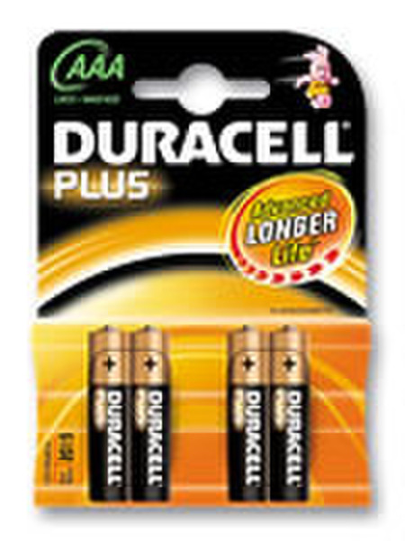 Duracell MN2400 Plus batteries AAA (4pcs.) Щелочной 1.5В батарейки