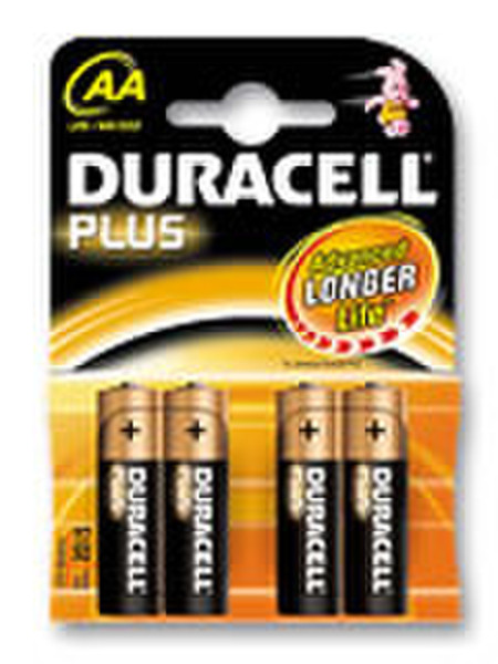 Duracell MN1500 Plus batteries AA (4pcs.) Щелочной 1.5В батарейки