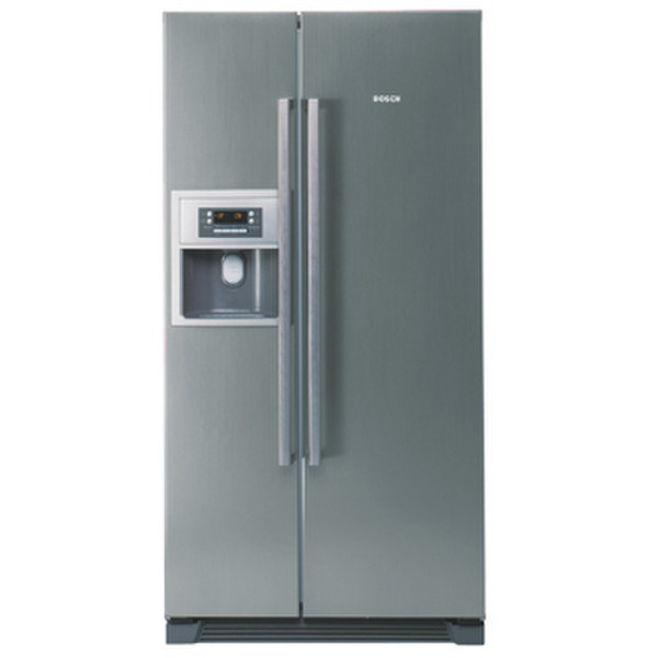 Bosch KAN58A40 freestanding 531L A Silver side-by-side refrigerator
