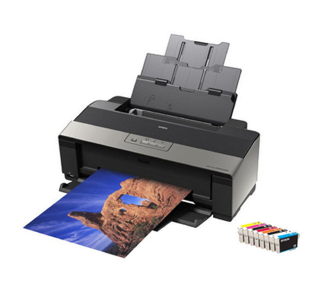 Epson Stylus Photo R1900 mit P-3000 Multimedia Storage Viewer Fotodrucker