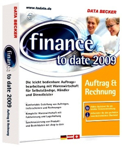 Data Becker finance to date 2009 Auftrag & Rechnung