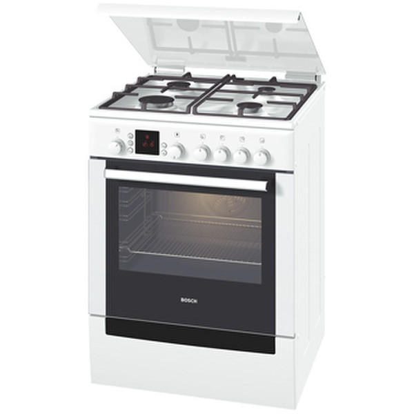 Bosch Gas-elektro fornuis comfort 60 cm Combi hob White