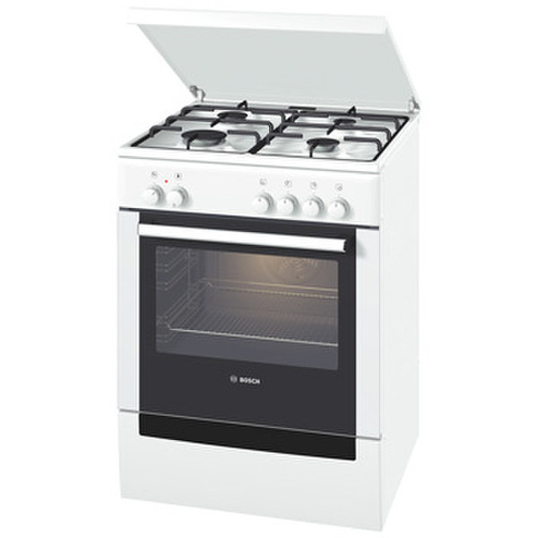 Bosch Gas-elektro fornuis 60 cm Combi hob White