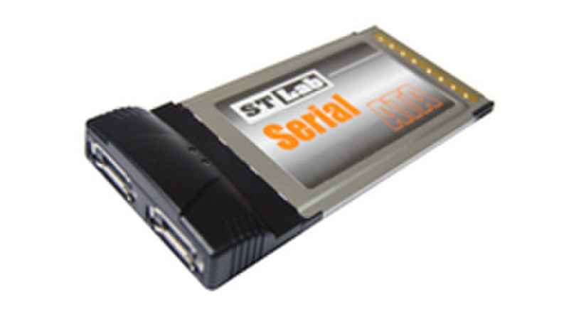 ST Lab 2-ports eSATA CardBus eSATA Schnittstellenkarte/Adapter