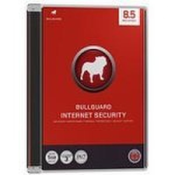BullGuard Internet Security Software V8.5, 12 Months, 3 Users, Jewel Case, (Single Pack)