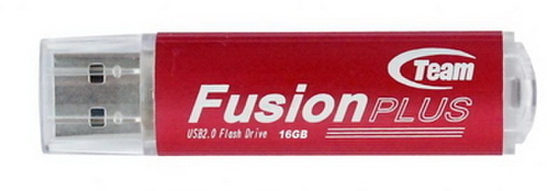 Team Group 16GB Fusion Plus USB Flash, Red 16ГБ USB 2.0 Красный USB флеш накопитель