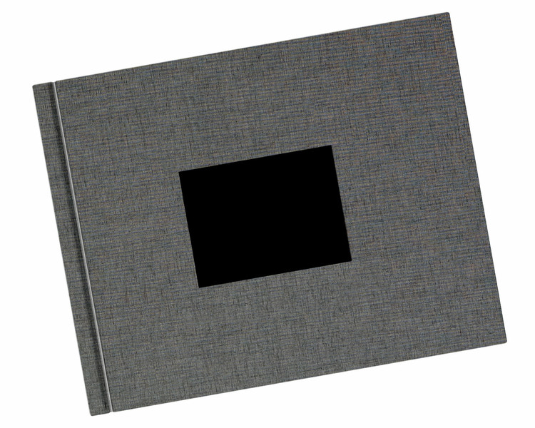 HP Black Linen Landscape Album Covers-11 x 8.5 in фотоальбом