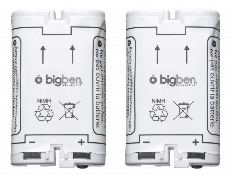 Bigben Interactive WIIDUALBATTERY Nickel Metal Hydride 700mAh rechargeable battery