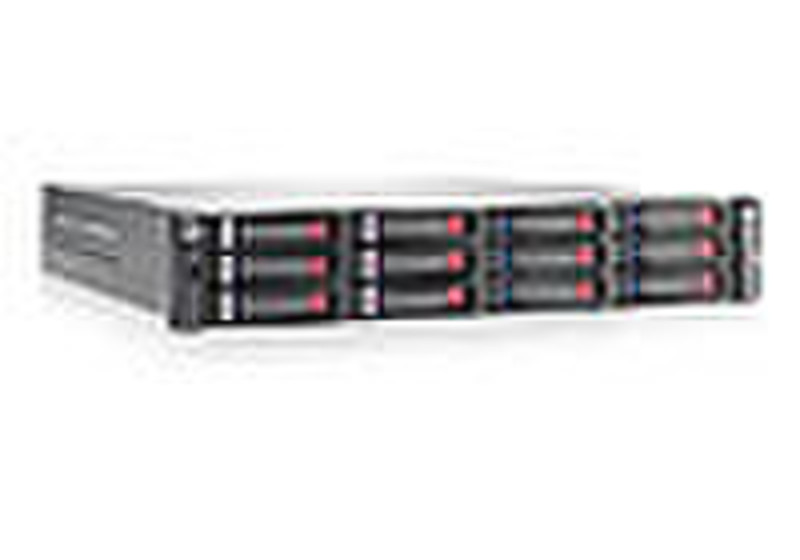 Hewlett Packard Enterprise MSA2012fc Single Cntrl/8Gb 8-pt Switch/(4) 8Gb SW SFP/(2) 8Gb PCIe HBA Soln Disk-Array