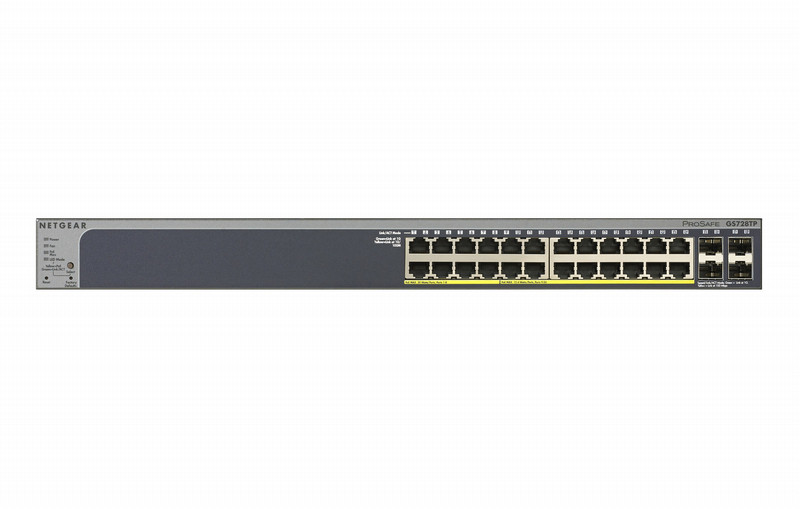 Netgear GS728TP Управляемый L3 Gigabit Ethernet (10/100/1000) Power over Ethernet (PoE) Серый