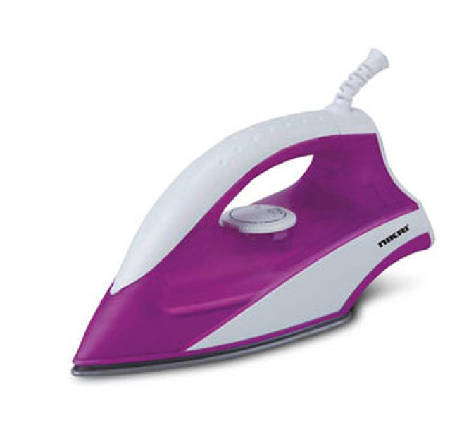 Nikai NDI727CS Dry iron 1000Вт Пурпурный, Белый утюг