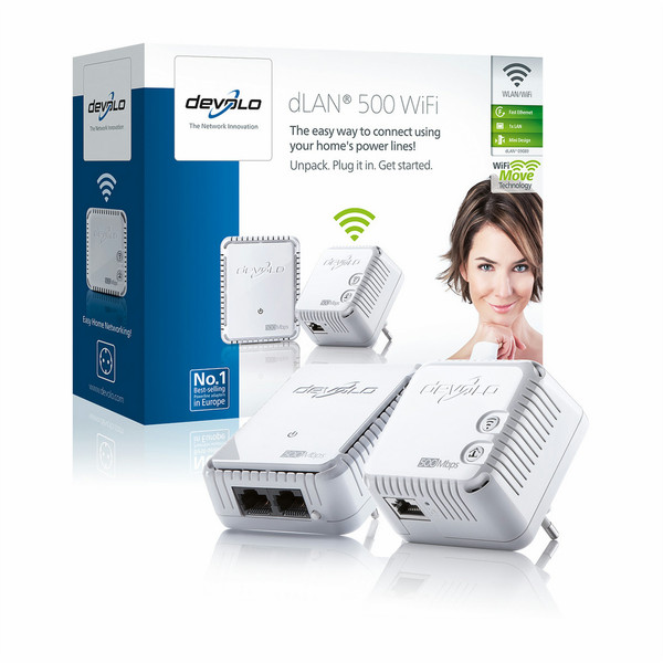 Devolo dLAN 500 WiFi Ethernet 500Mbit/s