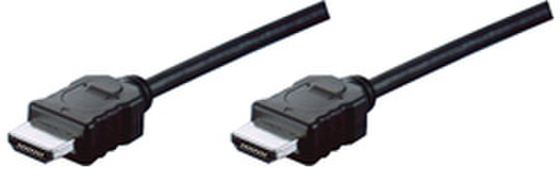 Digitus HDMI connection cable, Type A 3.0 m 3m HDMI HDMI Schwarz HDMI-Kabel