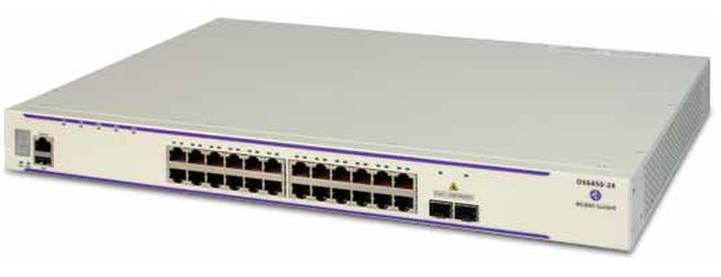 Alcatel OS6450-P24 Управляемый L3 Gigabit Ethernet (10/100/1000) Power over Ethernet (PoE) 1U Белый сетевой коммутатор