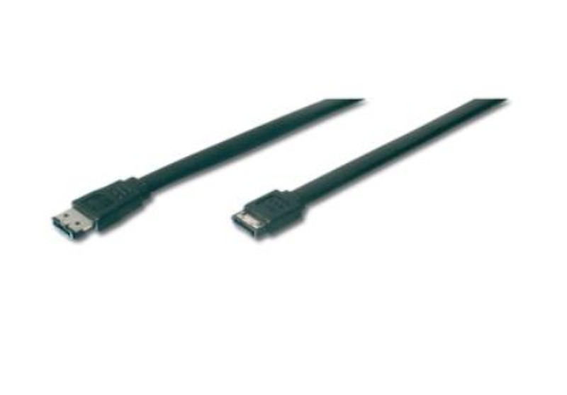 Digitus 1.0m SATA 1m eSATA SATA Black SATA cable