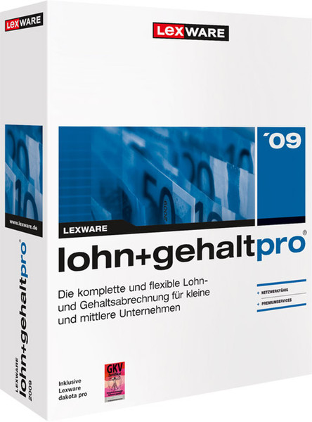 Lexware Lohn+gehalt pro 2009