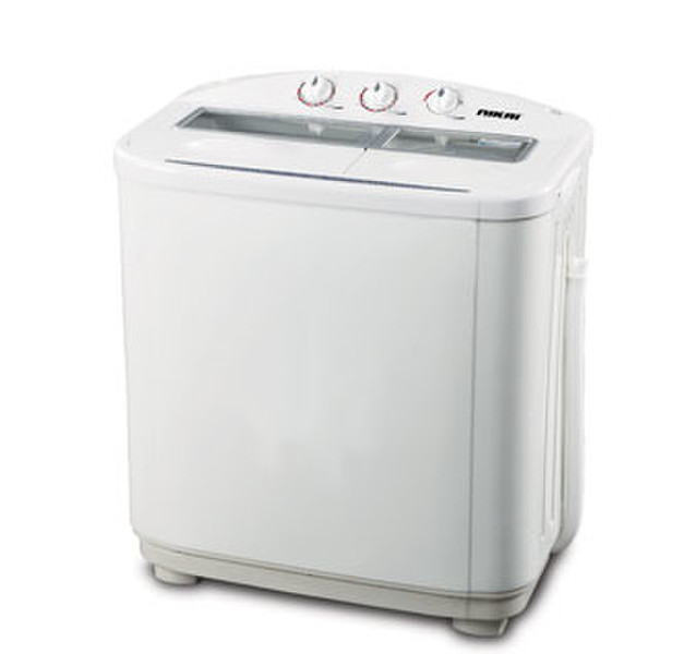 Nikai NWM900SPN4 Freistehend Toplader 9kg Weiß Waschmaschine