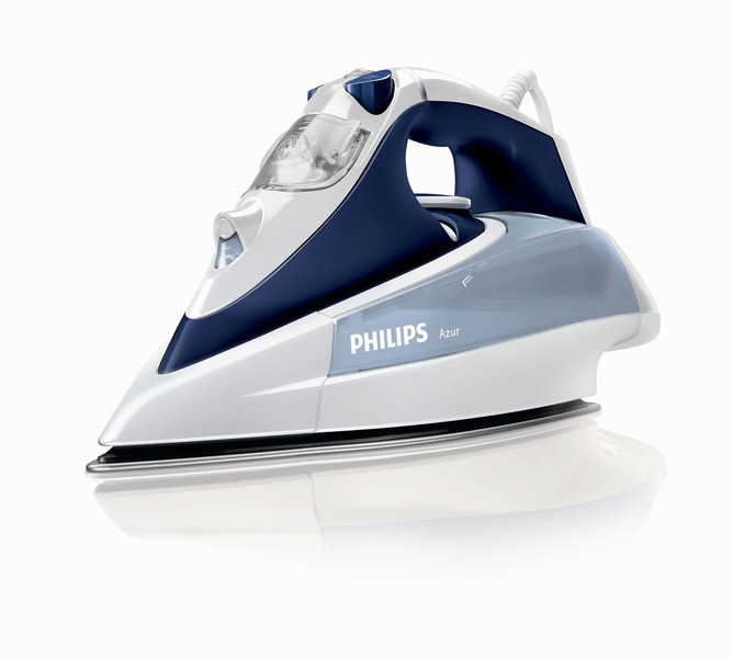 Philips Azur GC4410/22 Паровой утюг Подошва с покрытием SteamGlide Синий, Белый утюг