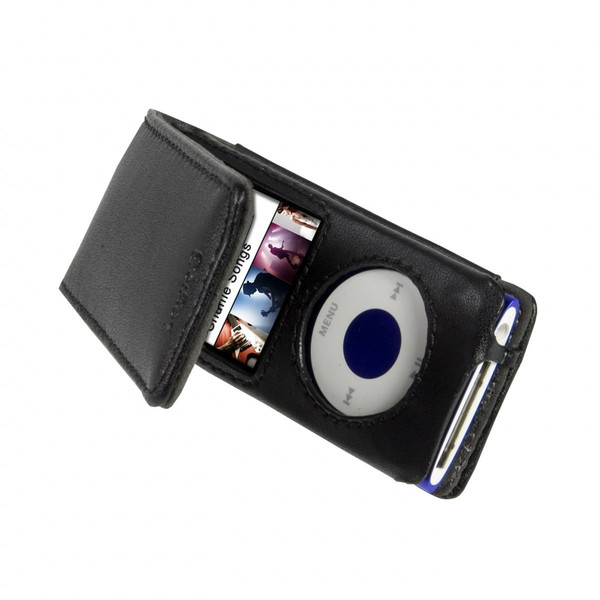 Logic3 Leather Case for iPod nano 4G Черный
