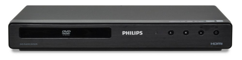 Philips DVP3570/F7 Проигрыватель Черный DVD-плеер