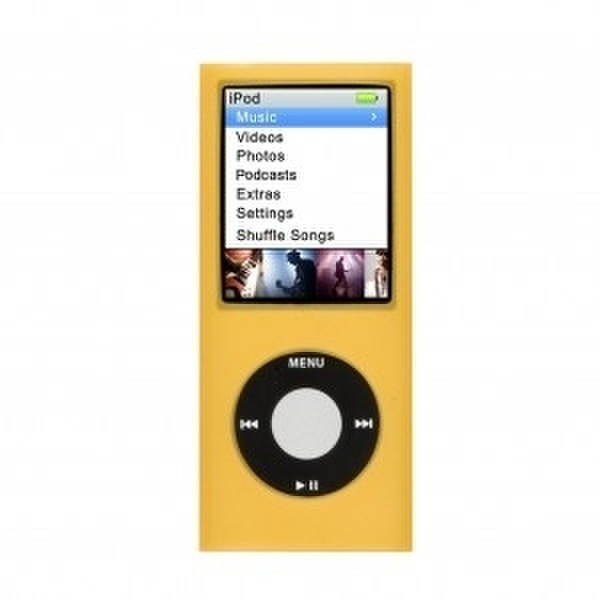 Logic3 Silicon Case for iPod nano 4G, Orange Orange