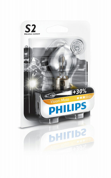 Philips Vision Лампы головного освещения для мотоциклов 12728BW