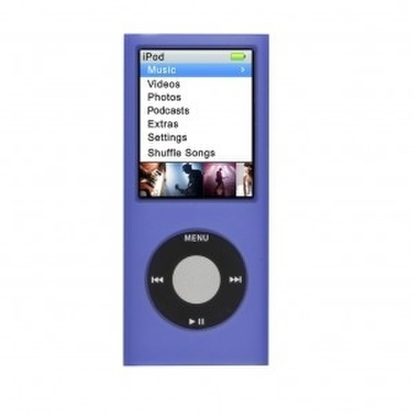 Logic3 Silicon Case for iPod nano 4G, Purple Purple