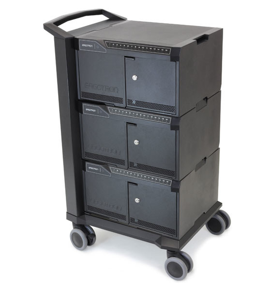 Ergotron 24-329-085 Portable device management cart Черный тележки / шкаф управления портативными устройствами