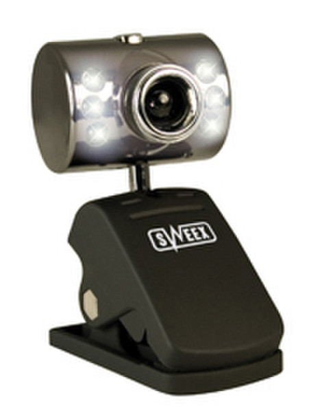 Sweex WC004V NIGHTVISION CHATCAM 640 x 480Pixel USB Schwarz Webcam