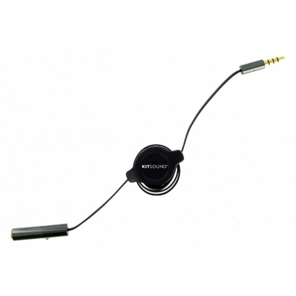 KitSound KSIMIC1 3.5mm 3.5mm Черный аудио кабель