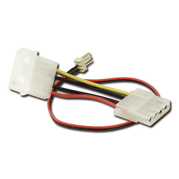Sharkoon 3-pin to 4-pin adaptor Kabelschnittstellen-/adapter