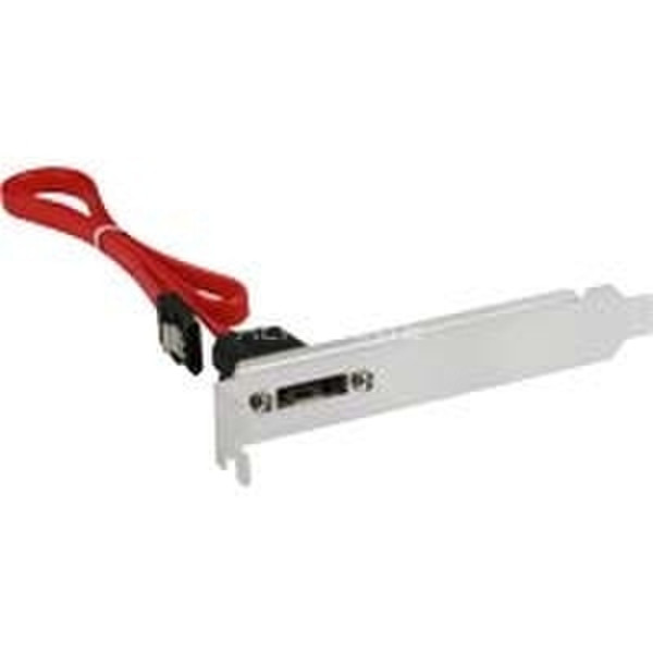 Sharkoon eSATA Slot Bracket 1-Port 0.5m SATA eSATA Red SATA cable