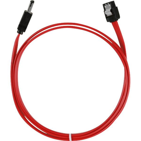 Sharkoon SATA-to-eSATA Cable with latch, 100 cm 1m SATA eSATA Rot SATA-Kabel