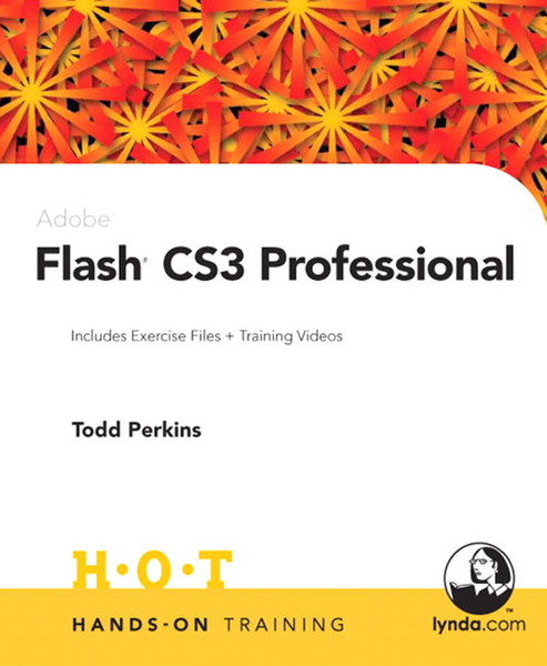 Peachpit Adobe Flash CS3 Professional Hands-On Training 600pages software manual