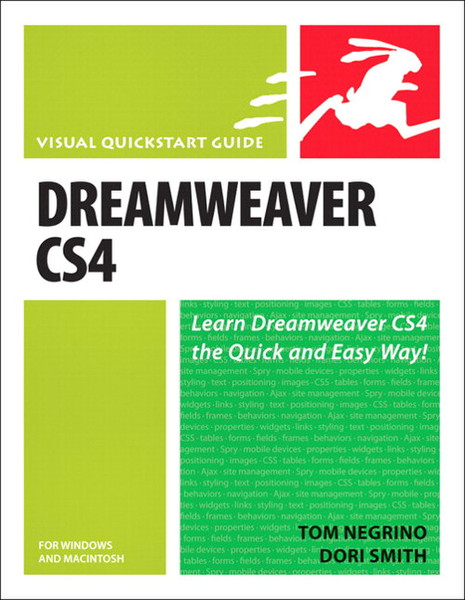 Peachpit Dreamweaver CS4 for Windows and Macintosh: Visual QuickStart Guide 576pages software manual