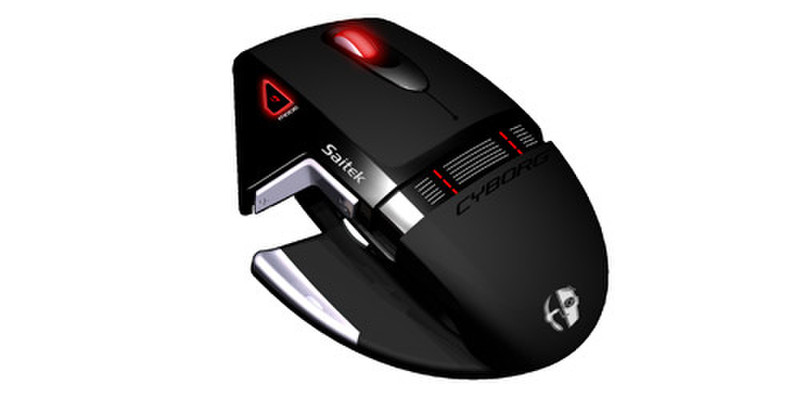 Saitek Cyborg Mouse USB Оптический 3200dpi Черный компьютерная мышь