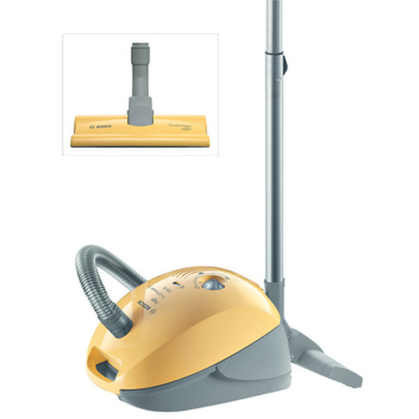 Bosch logo ProParquet 3 Cylinder vacuum 4L 2000W Grey,Yellow